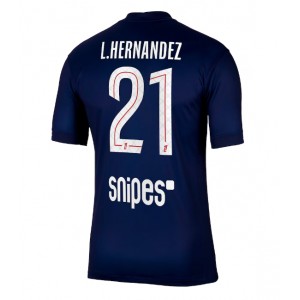 Paris Saint-Germain Lucas Hernandez #21 Jalkapallovaatteet Kotipaita 2025-26 Lyhythihainen